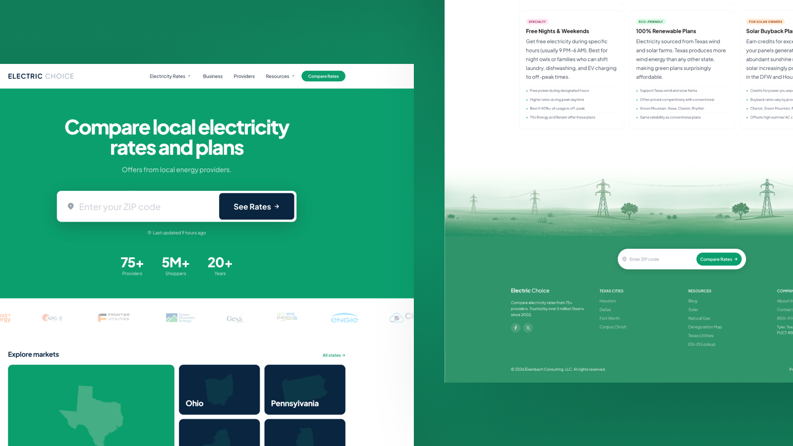 Electricchoice Website